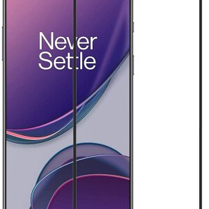 Bouclier® D-Plus Edge to Edge 9H Hardness Full Tempered Glass Screen Protector for OnePlus 8T