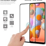 Bouclier® [3 in 1] 9H Full Tempered Glass + Clear Transparent Skin + Camera Lens Protector For Samsung Galaxy A11