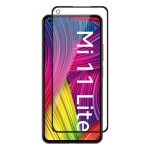 Bouclier® [3 in 1] 9H Full Tempered Glass + Clear Transparent Skin + Camera Lens Protector For Xiaomi Mi 11 Lite