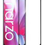 Bouclier® [3 in 1] 9H Full Tempered Glass + Clear Transparent Skin + Camera Lens Protector For Realme Narzo 20A