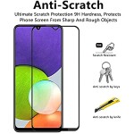 Bouclier® [3 in 1] 9H Full Tempered Glass + Clear Transparent Skin + Camera Lens Protector For Samsung Galaxy A22