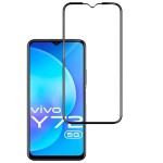 Bouclier® [3 in 1] 9H Full Tempered Glass + Clear Transparent Skin + Camera Lens Protector For Vivo Y72 5G