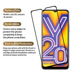 Bouclier® 9H Hardness Full Tempered Glass Screen Protector for Vivo Y20