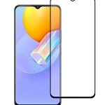 Bouclier® [3 in 1] 9H Full Tempered Glass + Clear Transparent Skin + Camera Lens Protector For Vivo Y20g