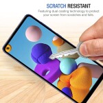 Bouclier® 9H Hardness Full Tempered Glass Screen Protector for Samsung Galaxy A21S