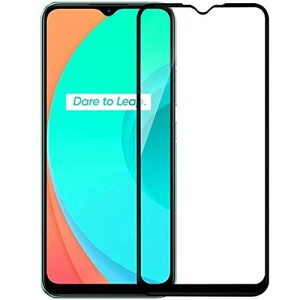 Bouclier® D-Plus Edge to Edge 9H Hardness Full Tempered Glass Screen Protector for Realme C11