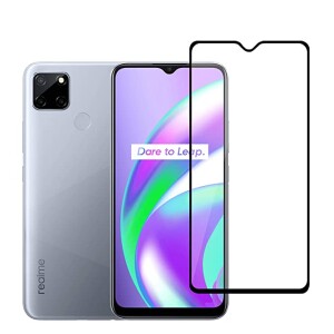 Bouclier® 9H Hardness Full Tempered Glass Screen Protector for Realme C12