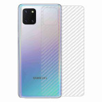 Bouclier® [4 in 1] Smoke Cover + Tempered Glass + Transparent Skin + Camera Lens Protector for Samsung Galaxy Note 10 Lite (Light Green)