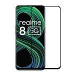 Bouclier® [3 in 1] 9H Full Tempered Glass + Clear Transparent Skin + Camera Lens Protector For Realme 8 5G