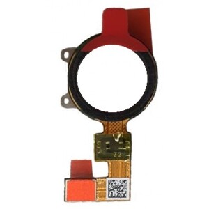 Bouclier® Fingerprint Sensor Home Button Flex Cable for Nokia 3.1 Plus (White)