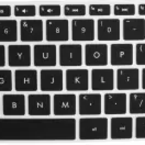 Laptop Keyboard Protector Silicone Skin for HP 15-G015AU Notebook (Black)