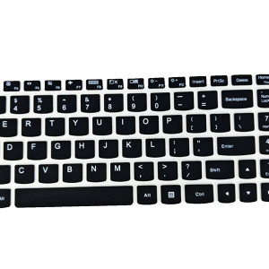 Laptop Keyboard Protector Silicone Skin for Lenovo Essential G580 (59-358263) 15.6 inch Laptop (Black)