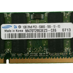 Samsung PC2-5300S M470T2953EZ3-CE6 1GB DDR2 Memory for Samsung Laptop