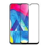 Bouclier® [3 in 1] 9H Full Tempered Glass + Clear Transparent Skin + Camera Lens Protector For Samsung Galaxy M10