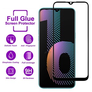 Bouclier® D-Plus Edge to Edge 9H Hardness Full Tempered Glass Screen Protector for Realme Narzo 10