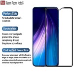 Bouclier® D-Plus Edge to Edge 9H Hardness Full Tempered Glass Screen Protector for Xiaomi Redmi Note 8