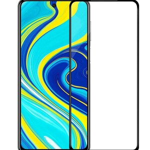 Bouclier® D-Plus Edge to Edge 9H Hardness Full Tempered Glass Screen Protector for Xiaomi Redmi Note 9 Pro Max
