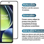 Bouclier® D-Plus Edge to Edge 9H Hardness Full Tempered Glass Screen Protector for OnePlus Nord CE 3 Lite 5G