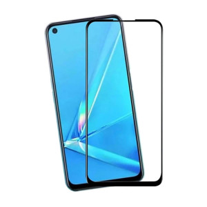 Bouclier® D-Plus Edge to Edge 9H Hardness Full Tempered Glass Screen Protector for Oppo A72