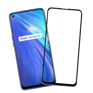 Bouclier® D-Plus Edge to Edge 9H Hardness Full Tempered Glass Screen Protector for Oppo A74