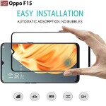 Bouclier® 9H Hardness Full Tempered Glass Screen Protector for Oppo F15