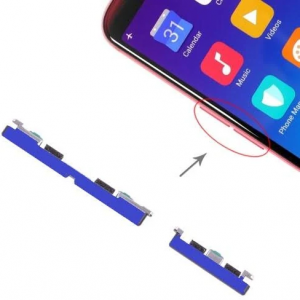 Bouclier® Part for Power/Volume Buttons/External Buttons for Oppo Reno 2 (Blue)