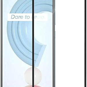 Bouclier® D-Plus Edge to Edge 9H Hardness Full Tempered Glass Screen Protector for Realme C21