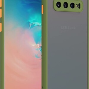 Bouclier® Shockproof Smoke Case Cover for Samsung Galaxy S10 Plus (Green)