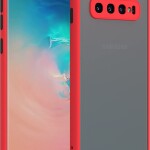 Bouclier® Shockproof Smoke Case Cover for Samsung Galaxy S10 Plus (Red)