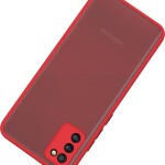 Bouclier® Shockproof Smoke Case Cover for Samsung Galaxy F02S (Red)