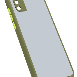Bouclier® Shockproof Smoke Case Cover for Samsung Galaxy M02S (Green)