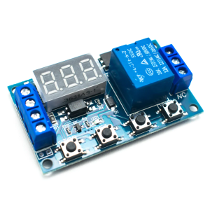 Timer Relay DC 6V-30V Single Channel Power Relay Module with Adjustable Timing Cycle