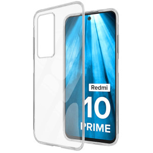 Bouclier® Silicone Transparent Back Cover for Xiaomi Redmi 10 Prime