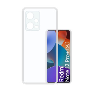 Bouclier® Silicone Transparent Back Cover for Xiaomi Redmi Note 12 Pro Plus 5G