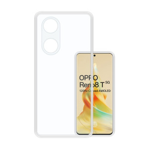 Bouclier® Silicone Transparent Back Cover for Oppo Reno8T 5G