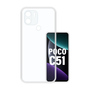Bouclier® Silicone Transparent Back Cover for Xiaomi Poco C51