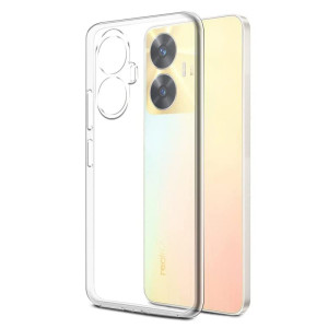 Bouclier® Silicone Transparent Back Cover for Realme Narzo N55