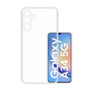 Bouclier® Silicone Transparent Back Cover for Samsung Galaxy A34 5G