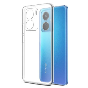 Bouclier® Silicone Transparent Back Cover for Vivo T2x 5G