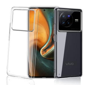 Bouclier® Silicone Transparent Back Cover for Vivo X80