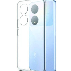 Bouclier® Silicone Transparent Back Cover for Vivo Y100 5G