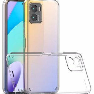 Bouclier® Silicone Transparent Back Cover for Vivo Y15s