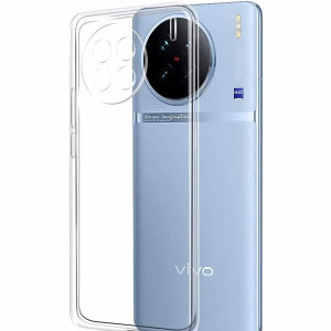 Bouclier® Silicone Transparent Back Cover for Vivo X90
