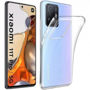 Bouclier® Silicone Transparent Back Cover for Xiaomi 11T Pro 5G