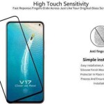 Bouclier® D-Plus Edge to Edge 9H Hardness Full Tempered Glass Screen Protector for Vivo V17