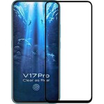 Bouclier® [3 in 1] 9H Full Tempered Glass + Clear Transparent Skin + Camera Lens Protector For Vivo V17 Pro