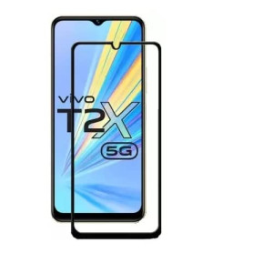 Bouclier® 9H Hardness Full Tempered Glass Screen Protector for Vivo T2x 5G