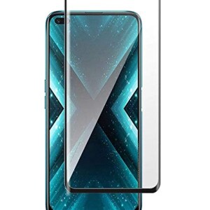 Bouclier® D-Plus Edge to Edge 9H Hardness Full Tempered Glass Screen Protector for Realme X3