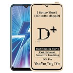 Bouclier® D-Plus Edge to Edge 9H Hardness Full Tempered Glass Screen Protector for Vivo Y17
