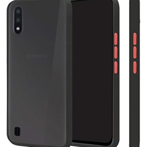 Bouclier® Shockproof Smoke Case Cover for Samsung Galaxy M10 (Black)